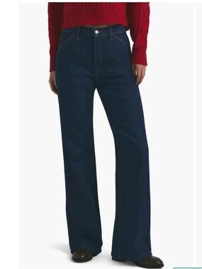 Favorite Daughter Olympia Flare Jeans - Dark Wash (24)